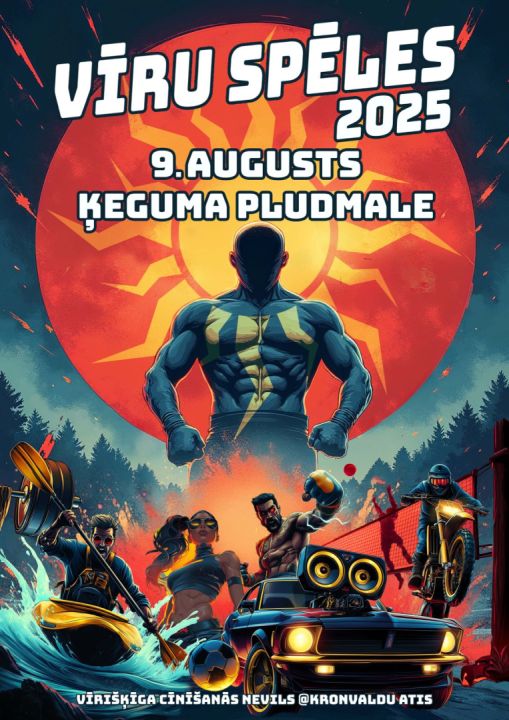 Jau septīto gadu Ķegumā norisināsies sporta un izklaides festivāls "Vīru spēles"