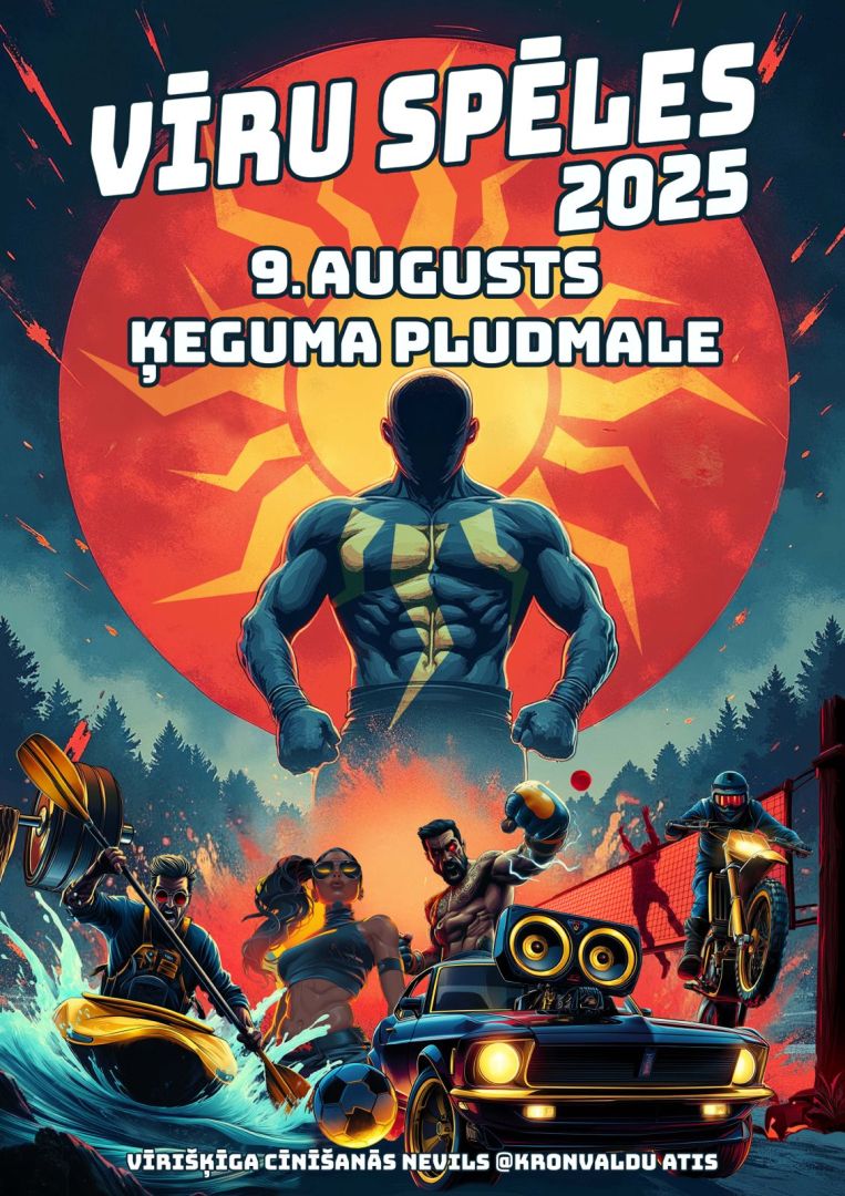 Jau septīto gadu Ķegumā norisināsies sporta un izklaides festivāls "Vīru spēles"