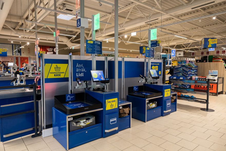 “Lidl” veikalā Ogrē būs pieejamas pašapkalpošanās kases