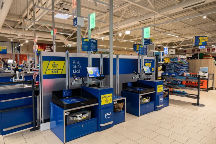 “Lidl” veikalā Ogrē būs pieejamas pašapkalpošanās kases