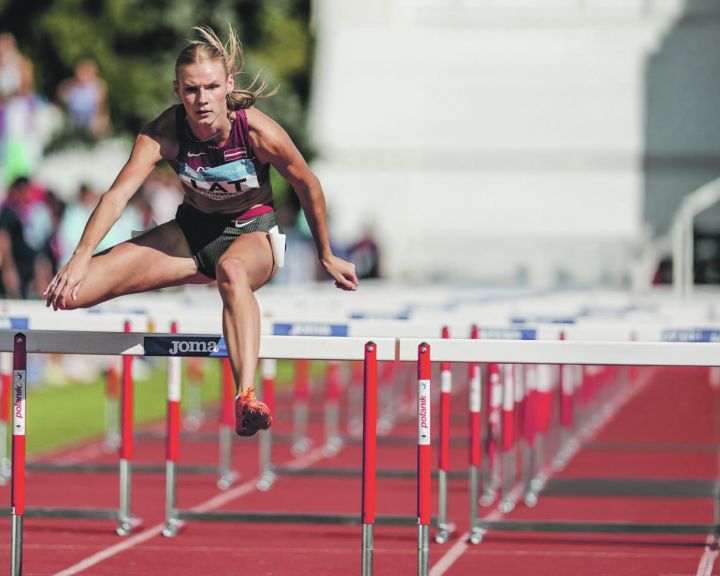 Daudzcīņniece turpina sporta gaitas Amerikā 