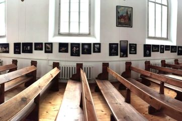 Attēls rakstam: Kompozīcijas ar Bībeles ainām - unikāla izstāde Ogres luteriskajā dievnamā