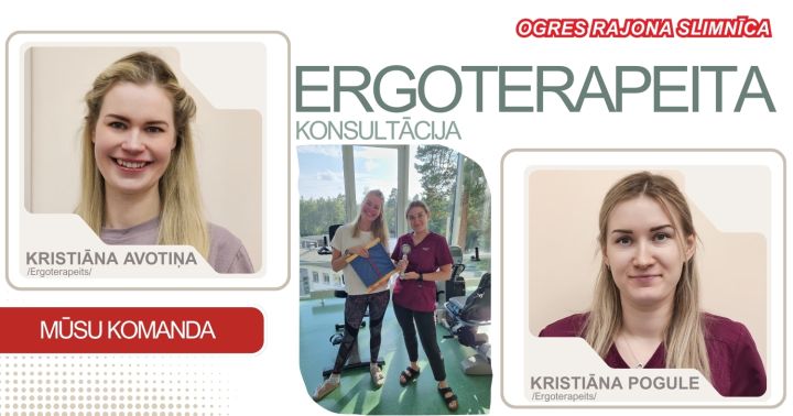 Ogres rajona slimnīcā pieejamas ergoterapijas konsultācijas
