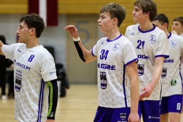 Attēls rakstam: Ogres handbolisti pretinieku laukumā zaudē jūrmalniekiem