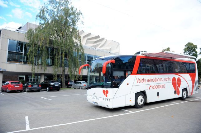 Asinsdonoru centrs šonedēļ dosies 15 izbraukumos pie donoriem, tostarp uz Lielvārdi