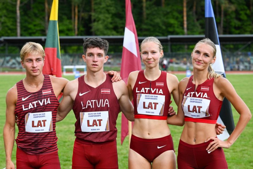 Ogres novada sporta centra audzēkņiem piecas medaļas Baltijas komandu čempionātā