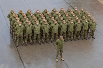 Attēls rakstam: Lielvārdē gaidāma izlaiduma ceremonija valsts aizsardzības dienesta karavīriem