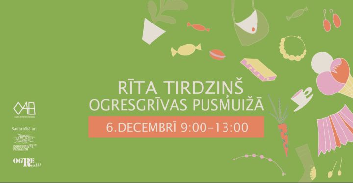 Sestdien notiks Rīta tirdziņš Ogresgrīvas pusmuižā