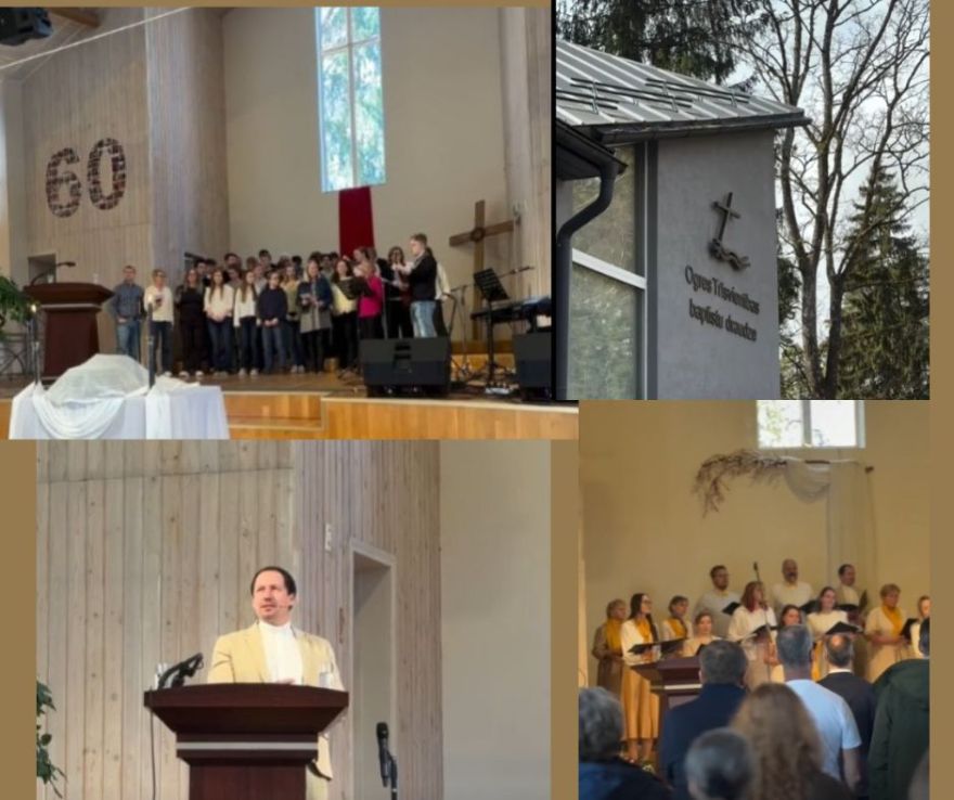 Ogres baptistu draudzei - jau 60 gadi. Jubilejas nedēļā gaidāmi vairāki svētku dievkalpojumi