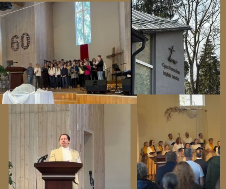 Ogres baptistu draudzei - jau 60 gadi. Jubilejas nedēļā gaidāmi vairāki svētku dievkalpojumi