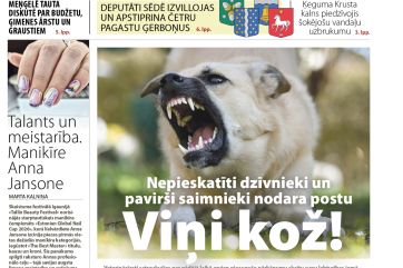 Attēls rakstam: Laikraksta «Ogres Vēstis Visiem» 8. maija numurā
