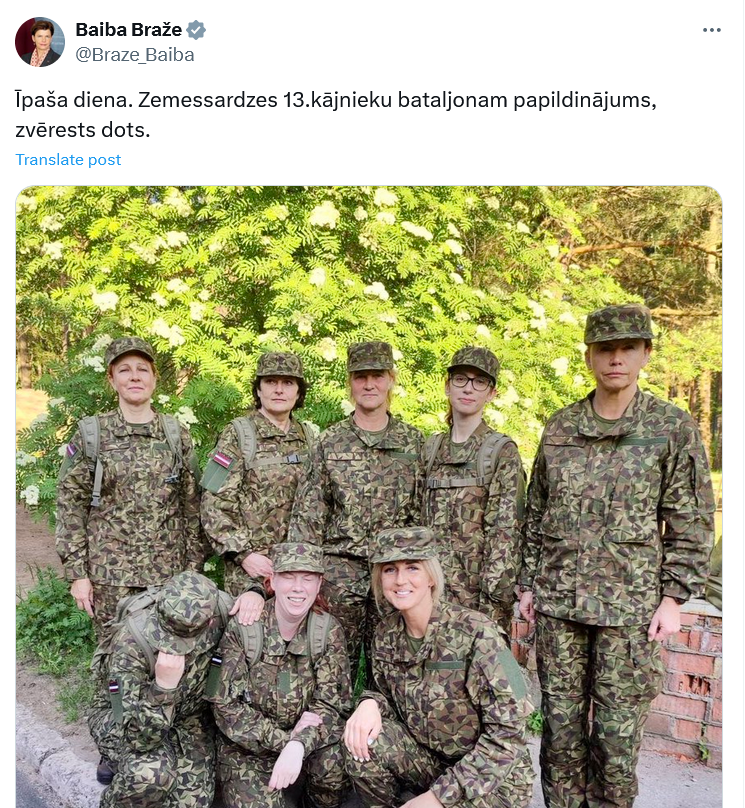 Ekrānuzņēmums no "X"